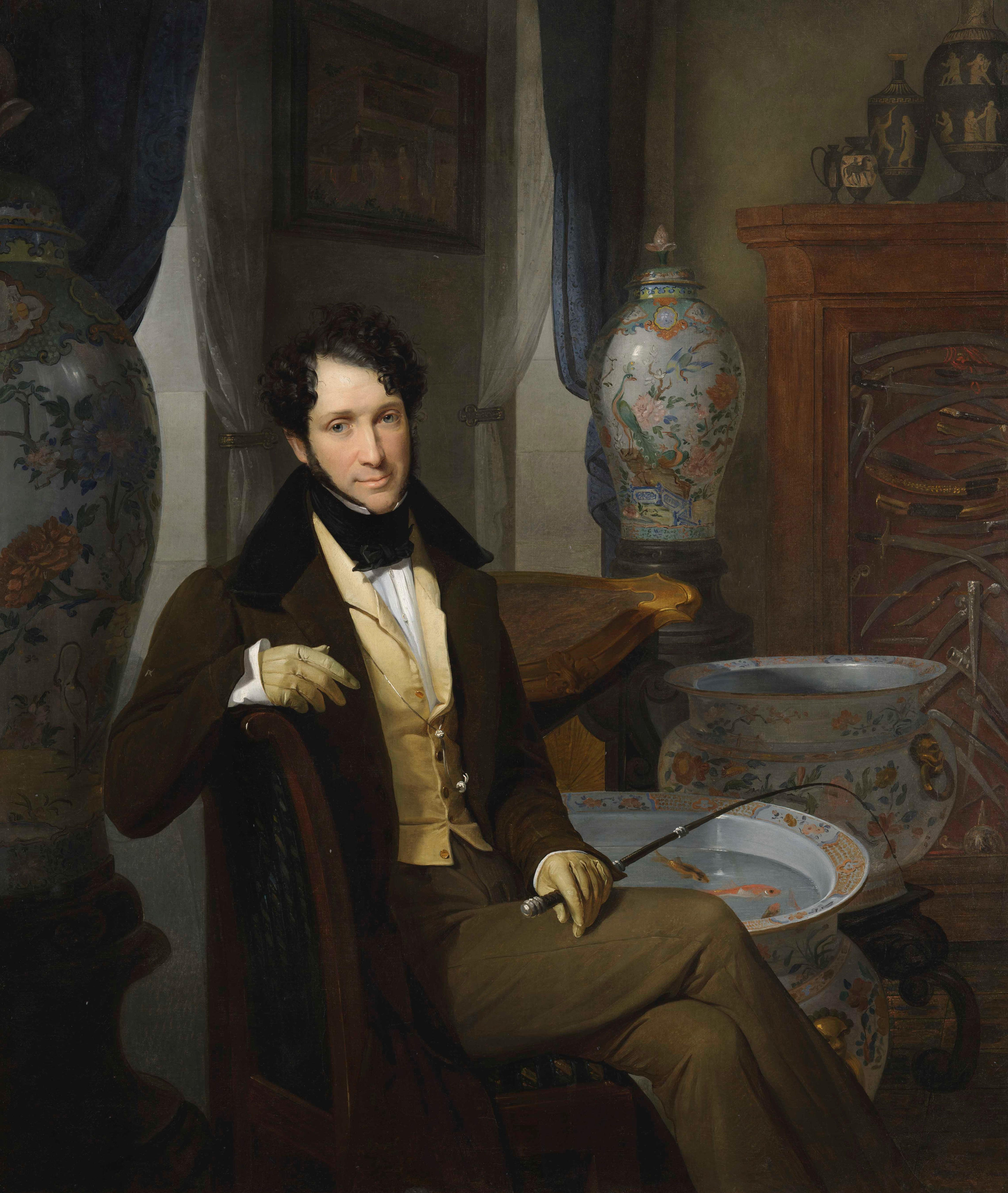 Portrait of Marchese Antonio Visconti Aimi (1798–1854)